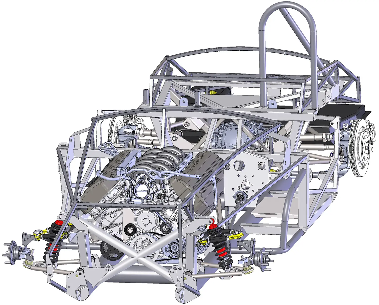 10500-kit Factory Five Mk4 chassis begins life in CAD.