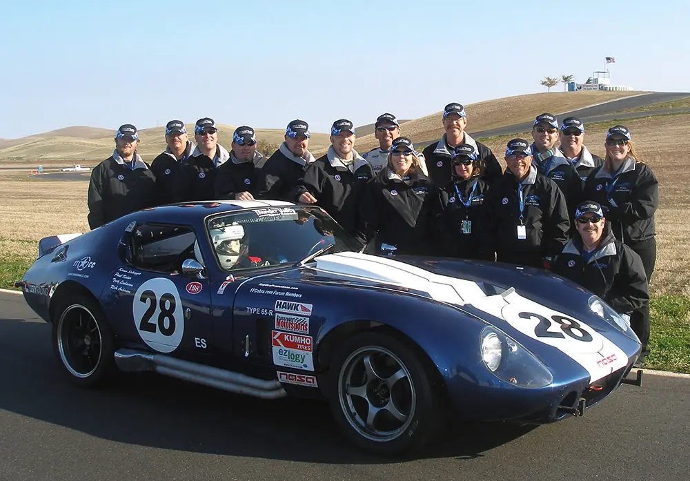thunder-valley-racing The Factory Five community is on display everywhere. Karen Salvaggio and her Thunder Valley Racing team is made up of customer volunteers.